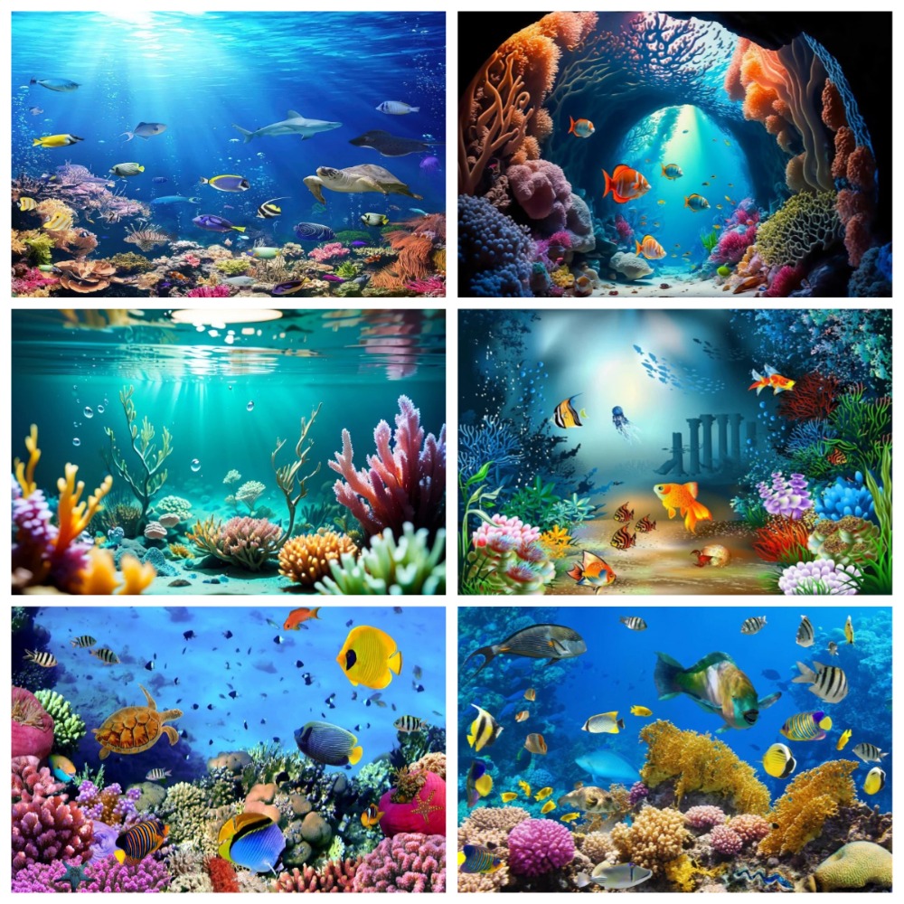 Aquarium Fish World - Sualtı Dünyası Balık Mercan Akvaryumu Temalı
