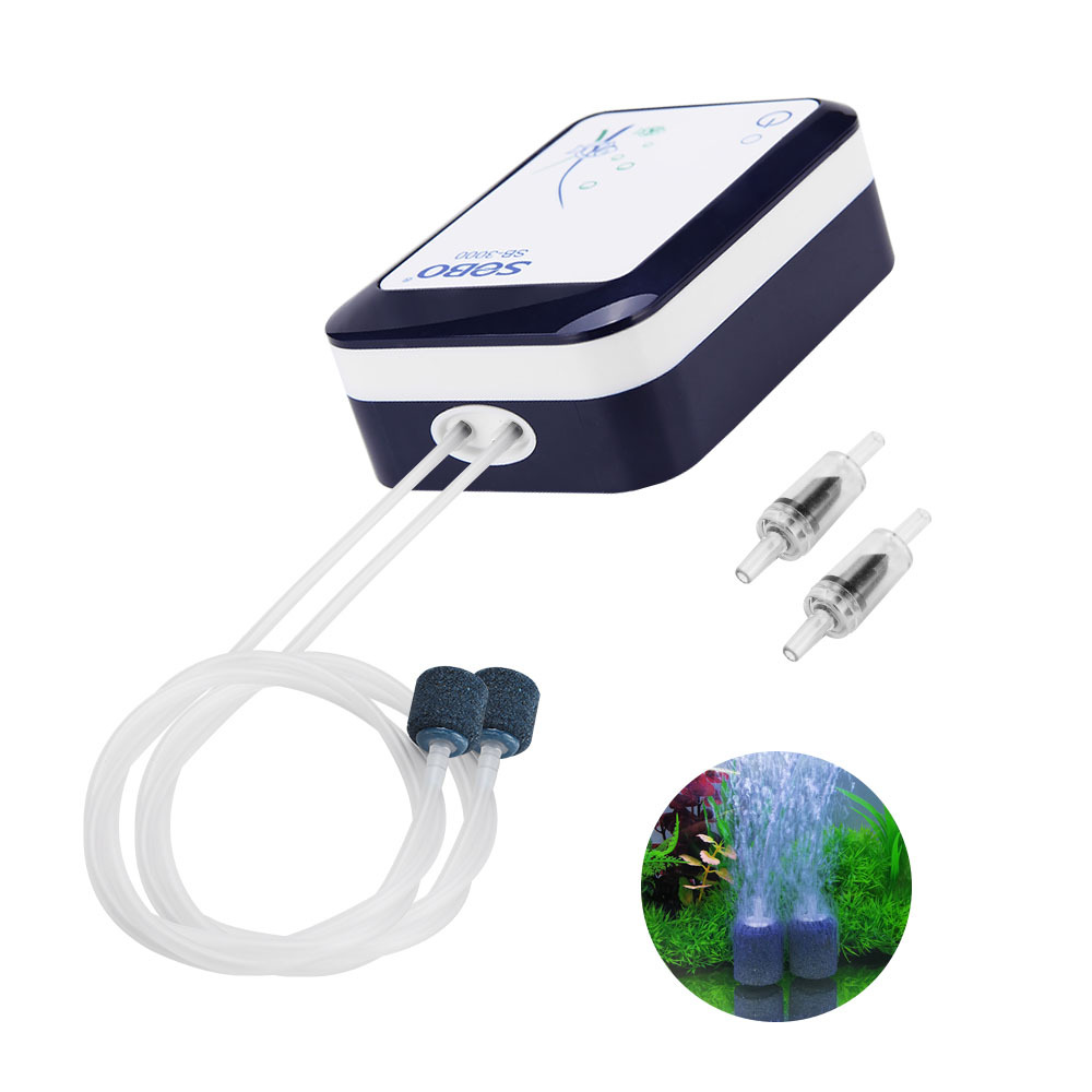 Wild Aquarium Fish - SOBO USB Şarj Akvaryum Oksijen Pompası