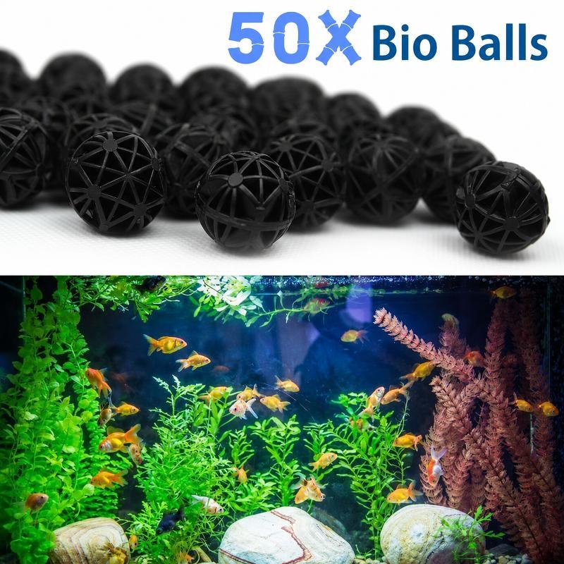 Aquarium Fish In Pond - 50 Adet 16mm Akvaryum Biyolojik Filtre