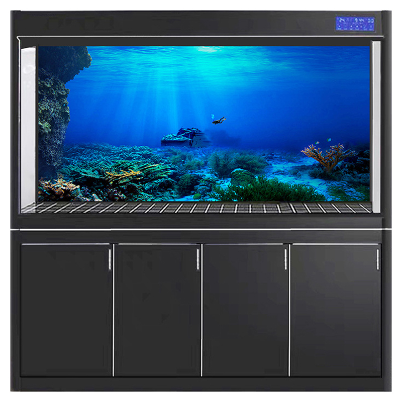 Aquarium Fish World - Balık tankı arka plan dekoratif boyama