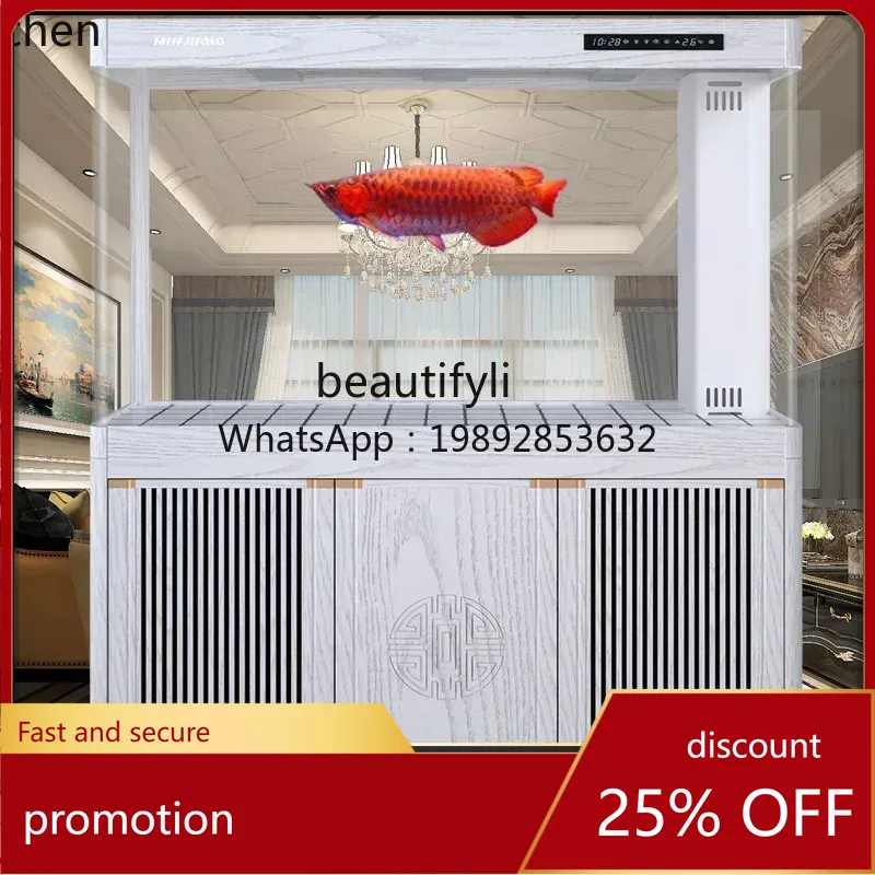 Aquarium Fish Dragon - YFY oturma odası tavandan tabana akvaryum