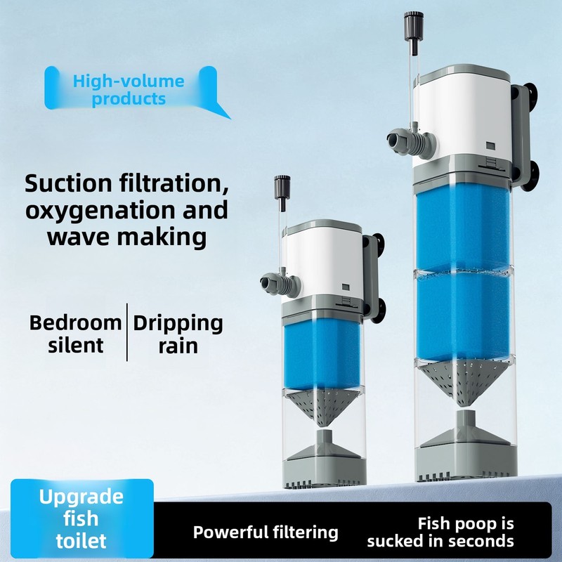 Aquarium Fish Waste Collector - Dahili Akvaryum Filtresi - 5'i 1