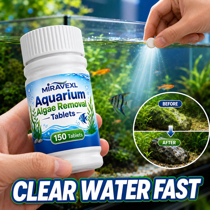 Aquarium Fish Store - MIRAVEXL 150 Akvaryum Yosun Giderici Tabletler,