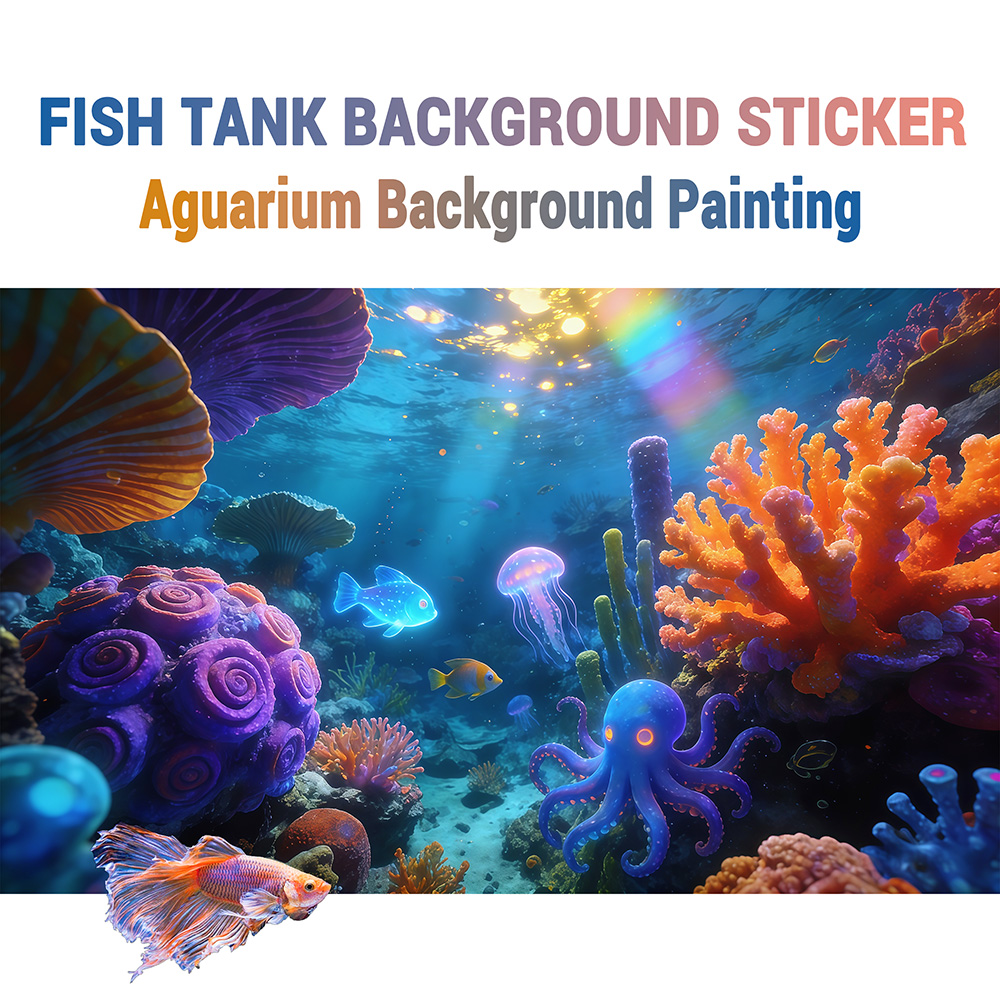 Gökkuşağı ışığı altında su alt - Aquarium Fish World incelemesi ve fiyatı