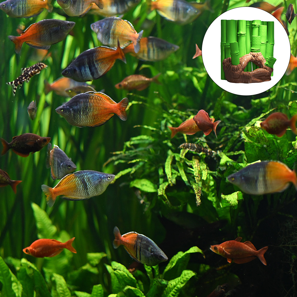 1 Adet Balık Tankı 3D Bambu Re - Aquarium Fish Hideout incelemesi ve fiyatı