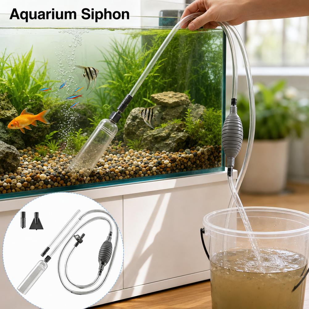 Manuel Akvaryum Sifonu Balık T - Aquarium Fish Waste Collector incelemesi ve fiyatı