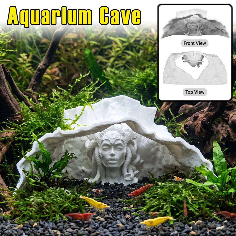 Akvaryum Mağarası PLA 3D Baskı - Aquarium Fish Hideout incelemesi ve fiyatı