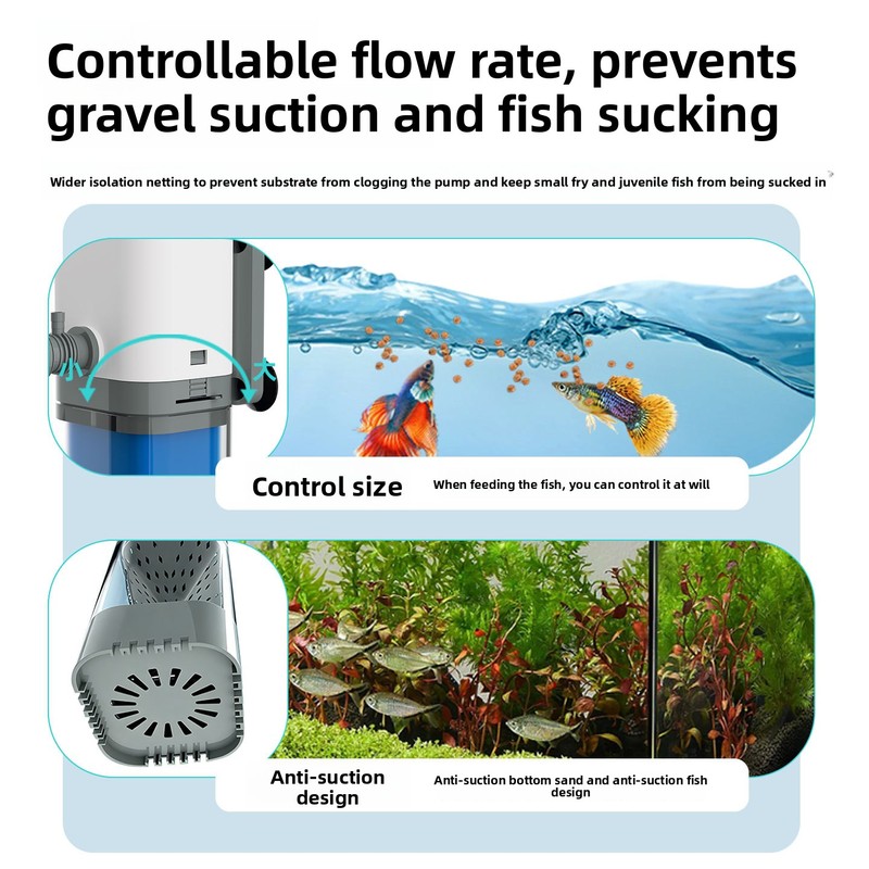 Dahili Akvaryum Filtresi - 5'i - Aquarium Fish Waste Collector incelemesi ve fiyatı