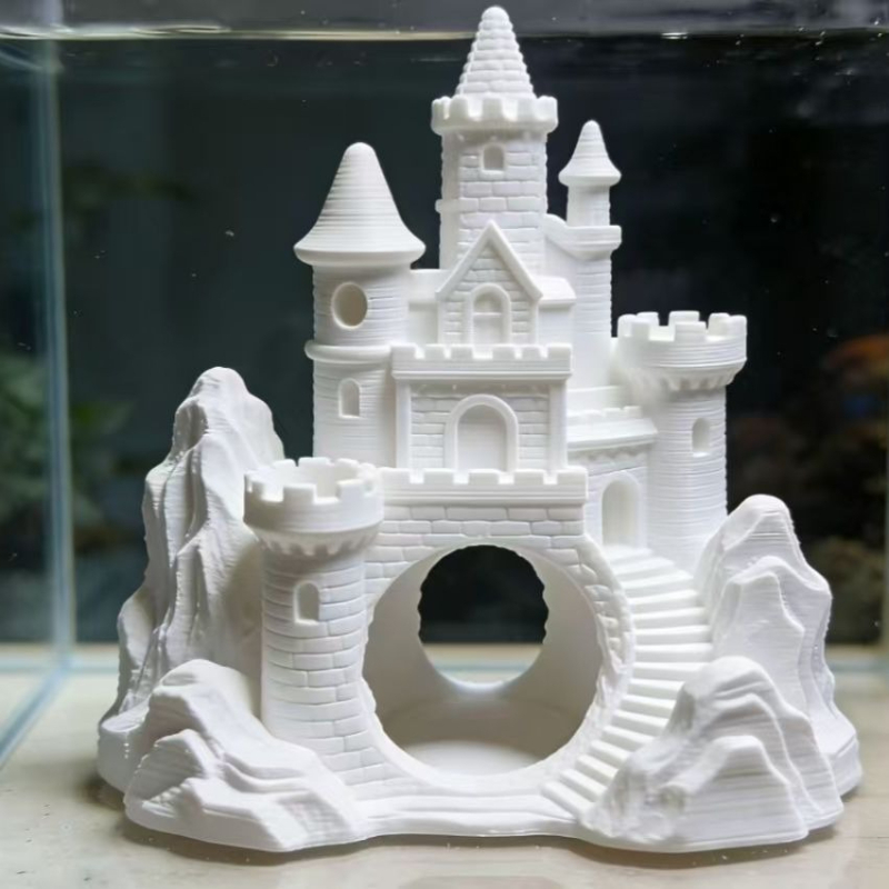 Peri Masalı Kalesi 3D Baskı Ak - Aquarium Fish Hideout incelemesi ve fiyatı