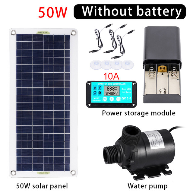 50W Güneş Enerjili Su Pompası  - Aquarium Fish In Pond incelemesi ve fiyatı
