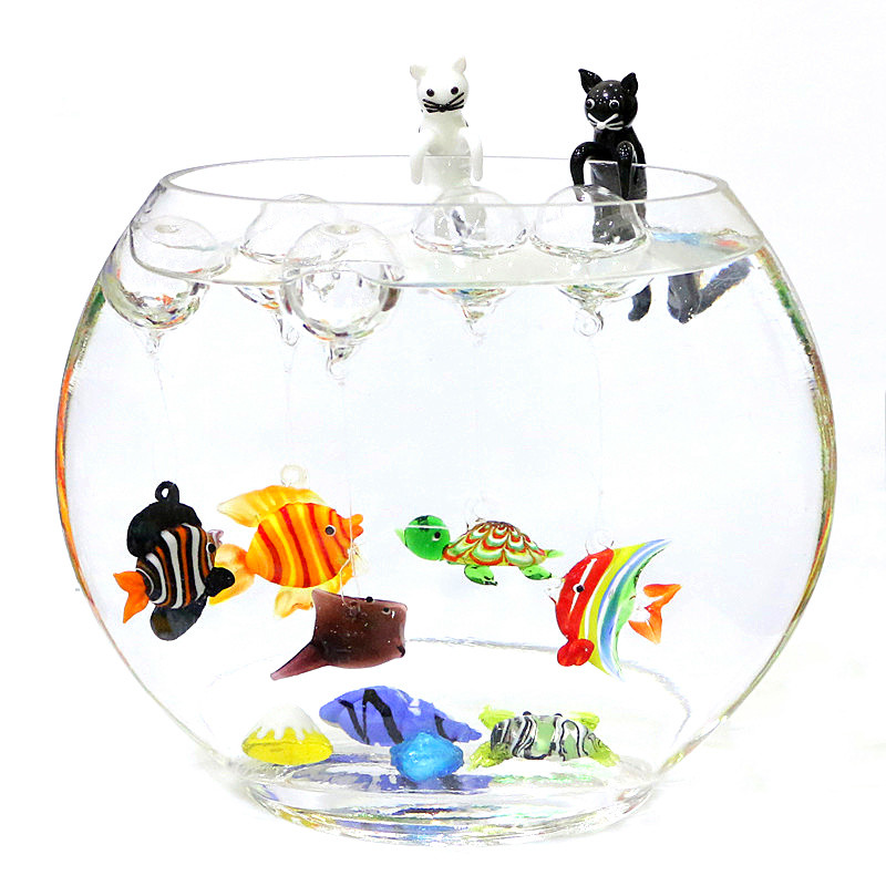 Yeni özel yüzen cam kabarcık k - Aquarium Fish Japan incelemesi ve fiyatı